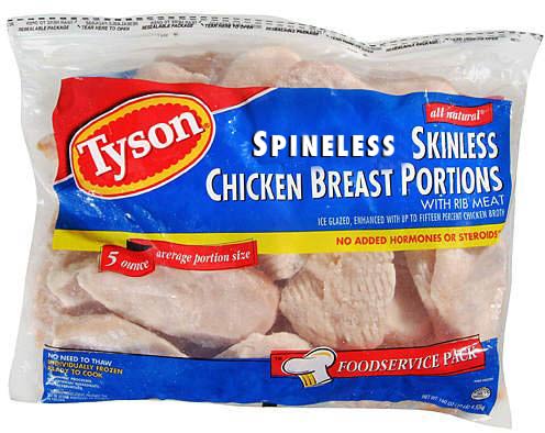 Spineless chicken