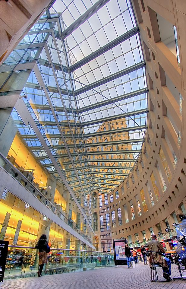 The central public library in Vancouver