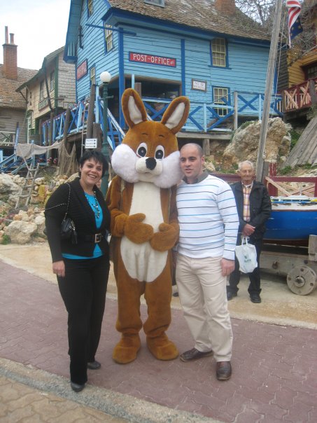 Labour EP candidate Claudette Abela Baldacchino, with one of the bunnies that escaped boiling