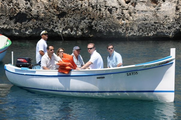 The owl and the pussycat went to sea in their beautiful pea-green boat: Joseph and Jason at Wied Iz-Zurrieq