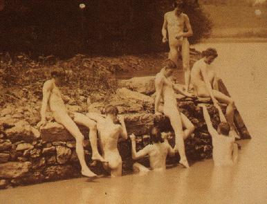 Thomas Eakins - Art students bathing in 1883