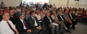 Tarcisio Mifsud (centre, front row) at the Labour Party congress last September