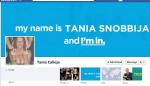 tania is in