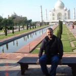 Anglu Farrugia at the Taj Mahal
