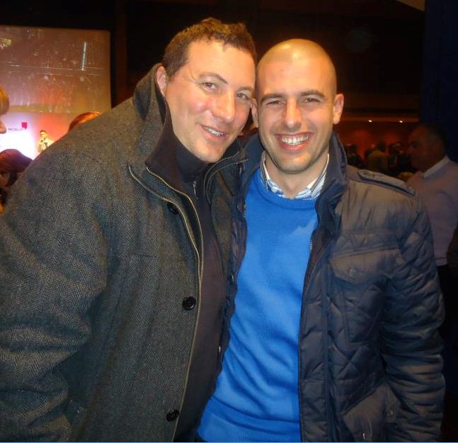 Natius Farrugia with Iosif Galea, the Gaming Authority officer named in the John Dalli/Silvio Zammit/Gayle Kimberly 'snus' scandal