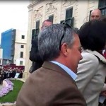 Jeffrey Carmen and duaghter enter Castille 11Mar13