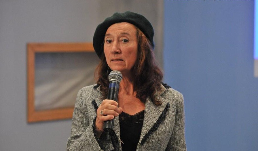 Yana Mintoff, during the Labour Party's general election campaign in 2013, when she stood as a candidate but failed to be elected.