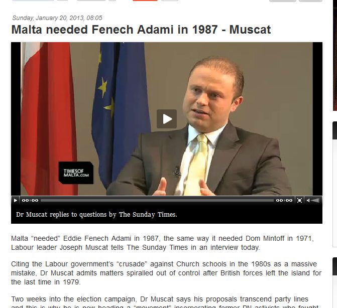 Malta doesn't need Joseph Muscat