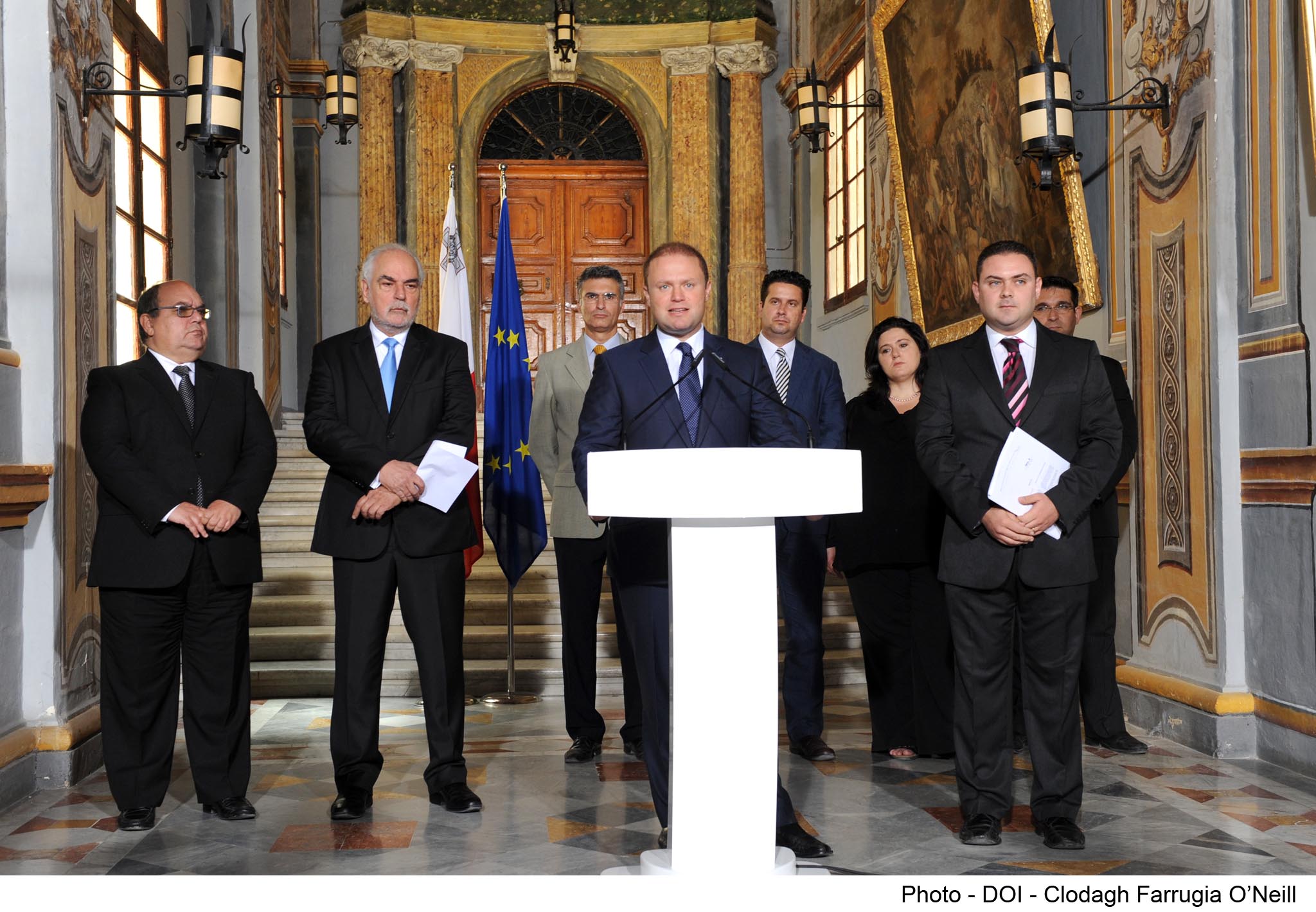 Are they addressing the nation on Malta's entry into World War III? No, they're announcing the lifting of the statute of limitations on crimes involving corruption and politicians.