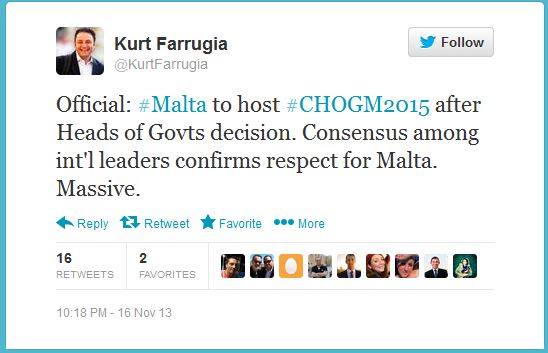 Kurt Farrugia tweets