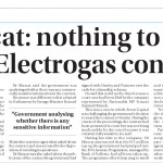 electrogas contract report in TOM