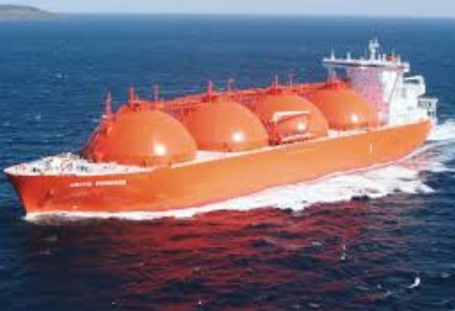 An LNG tunker