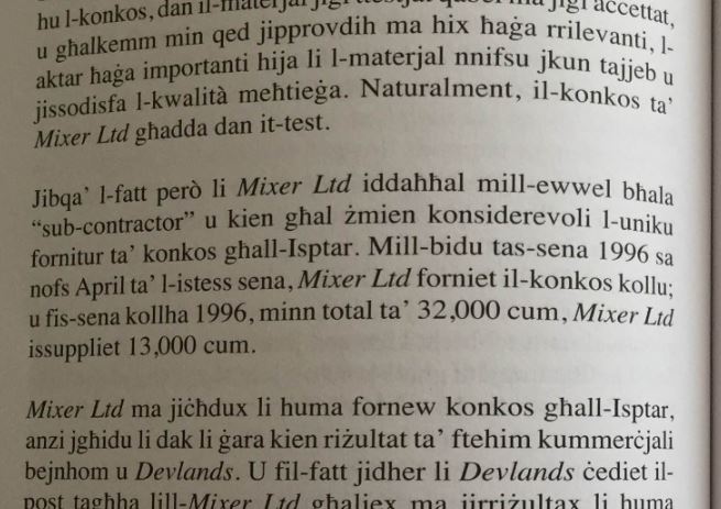 From the Labour Party's book, L-Isklandi tal-PN, published in 1998 and based on former attorney-general Edgar Mizzi's inquiry report as commissioned by Prime Minister Sant