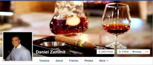 Daniel Zammit cigar and brandy