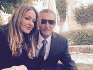 Jackie Dalli with her husband, whose father is Mintoffian era Labour MP Johnny Dalli tal-Hunters Tower, making him cabinet minister Helena Dalli's nephew.