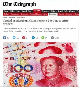 Telegraph: Capital Exodus From China Reaches $800 Billion As Crisis ...