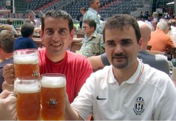 Ivan Falzon (left), the former Labour councillor and party canvasser who was made Mater Dei Hospital CEO by the incoming Labour government. He is seen here with Labour MP and eye surgeon Franco Mercieca.