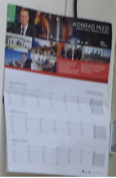 konrad mizzi calendar