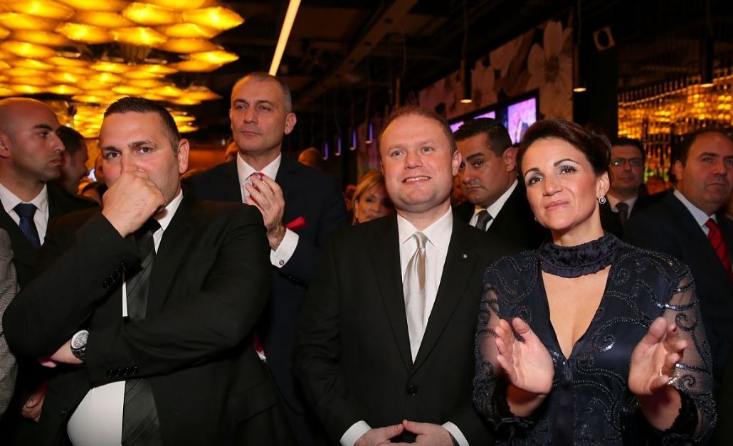 In this photo I am not feeling so enthusiastic. People are looking at the show and not at me. My Spouse, the Prime Minister of Malta, never looks at me anyway, but when I go out among my public, who adore me, I expect them to give me their full attention.
