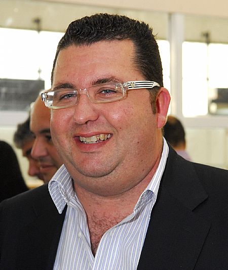 Glenn Bedingfield, aide to Mrs Muscat's husband, the Prime Minister