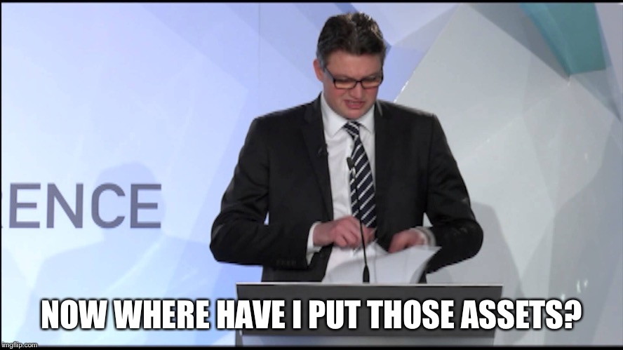 NOW WHERE HAVE I PUT THOSE ASSETS