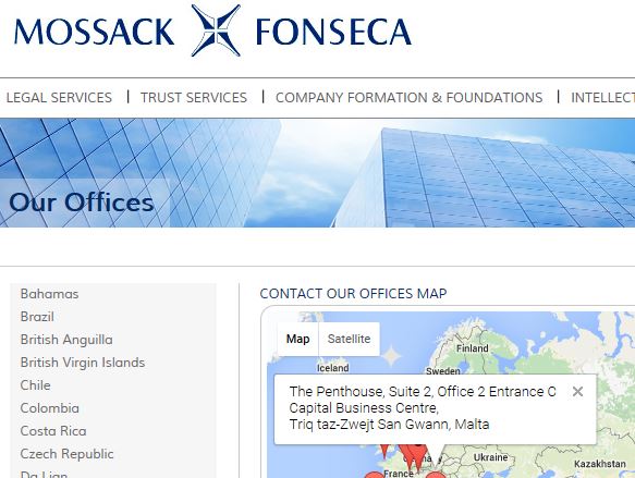 address Mossack Fonseca
