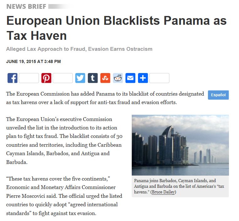 panama blacklist