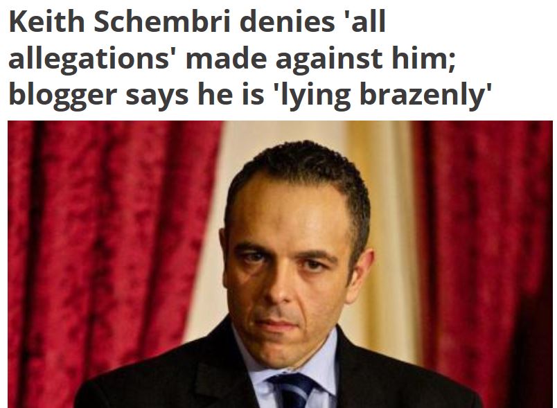 Keith Schembri denial