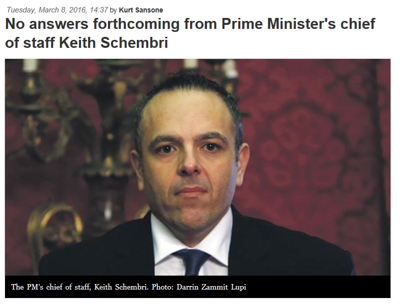 keith schembri times article