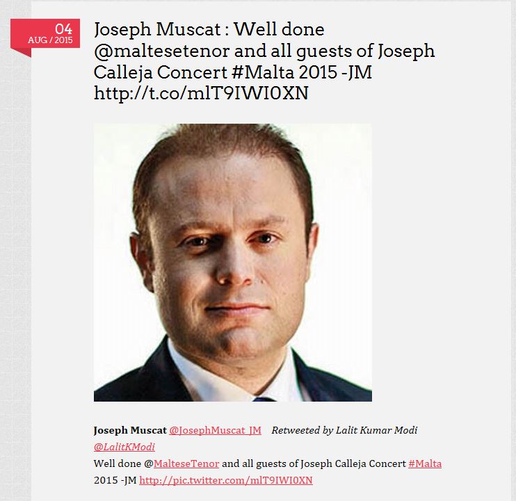 lalit modi retweets joseph muscat 1