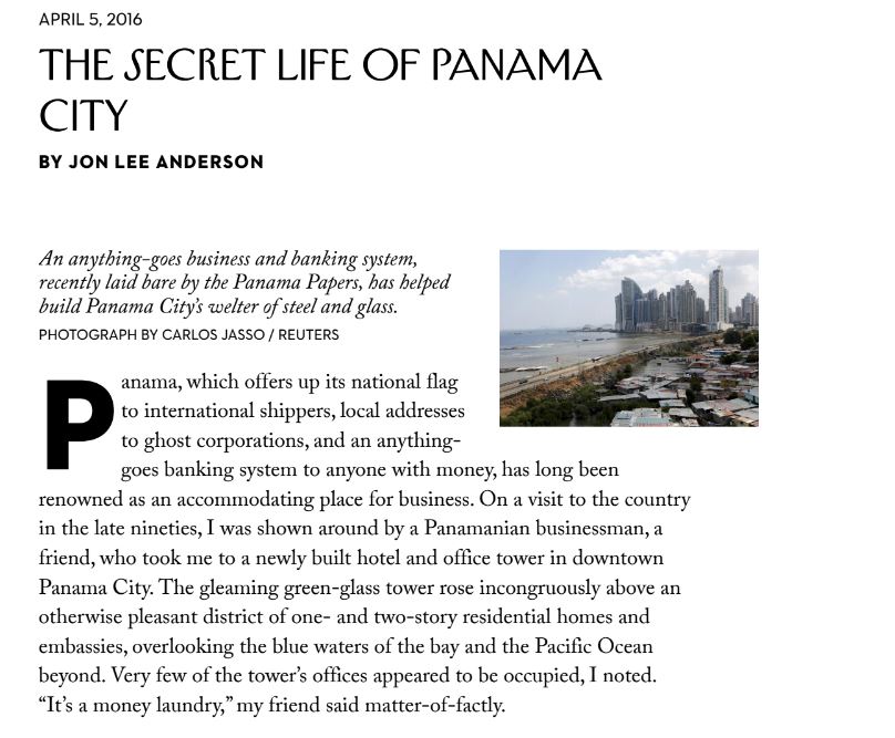 the secret life of Panama city