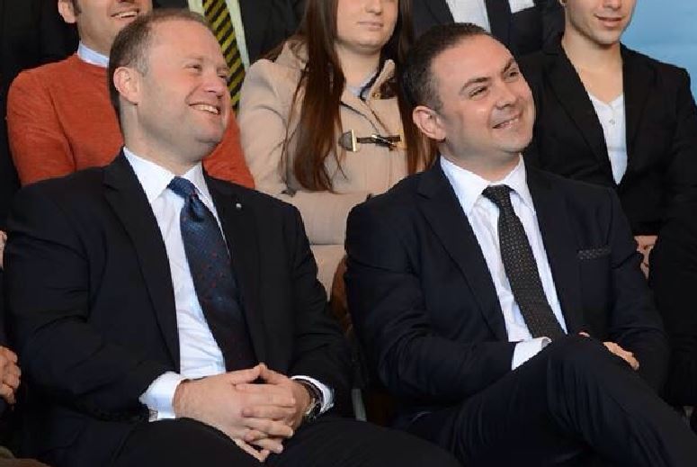 Joseph Muscat and Owen Bonnici