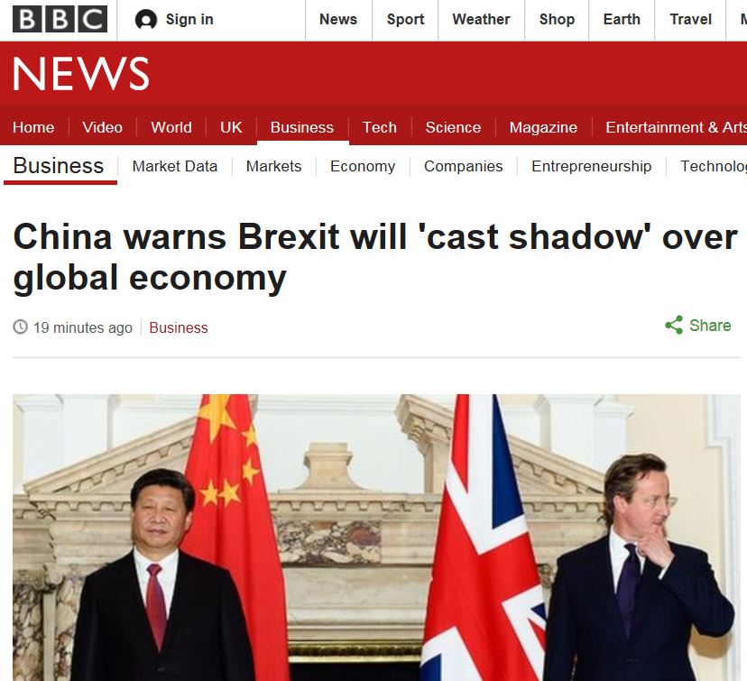 china brexit