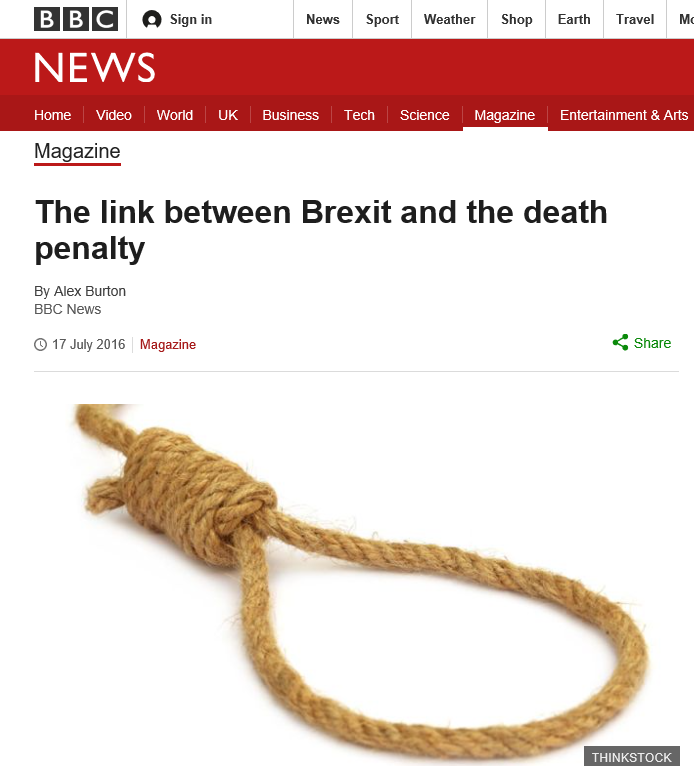 death penalty brexit