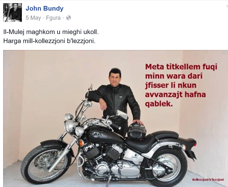 john bundy motorbike