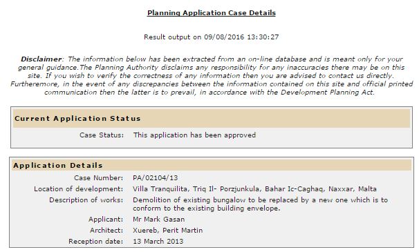 mark gasan villa permit