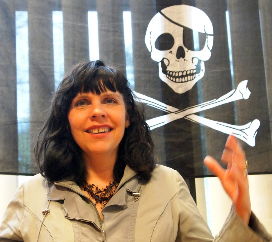Birgitte Jónsdóttir, leader of Iceland’s Pirate Party. Image Credit: IBTimes UK.