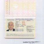 BRIAN TONNA PASSPORT SCAN