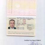 KARL CINI PASSPORT SCAN